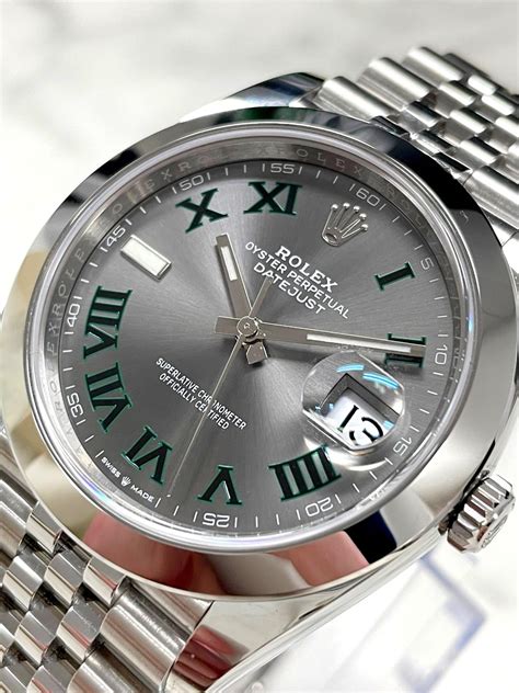 rolex wimbledon smooth bezel